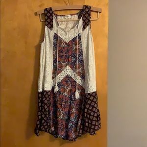 Patchwork style boutique dress